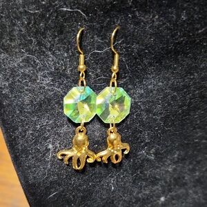 Handcrafted Deep Sea Oracle Suncatcher Earrings